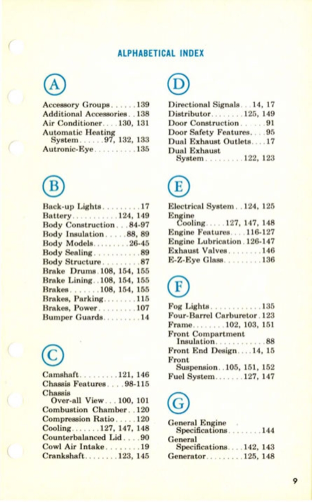 1957 Cadillac Salesmans Data Book Page 45